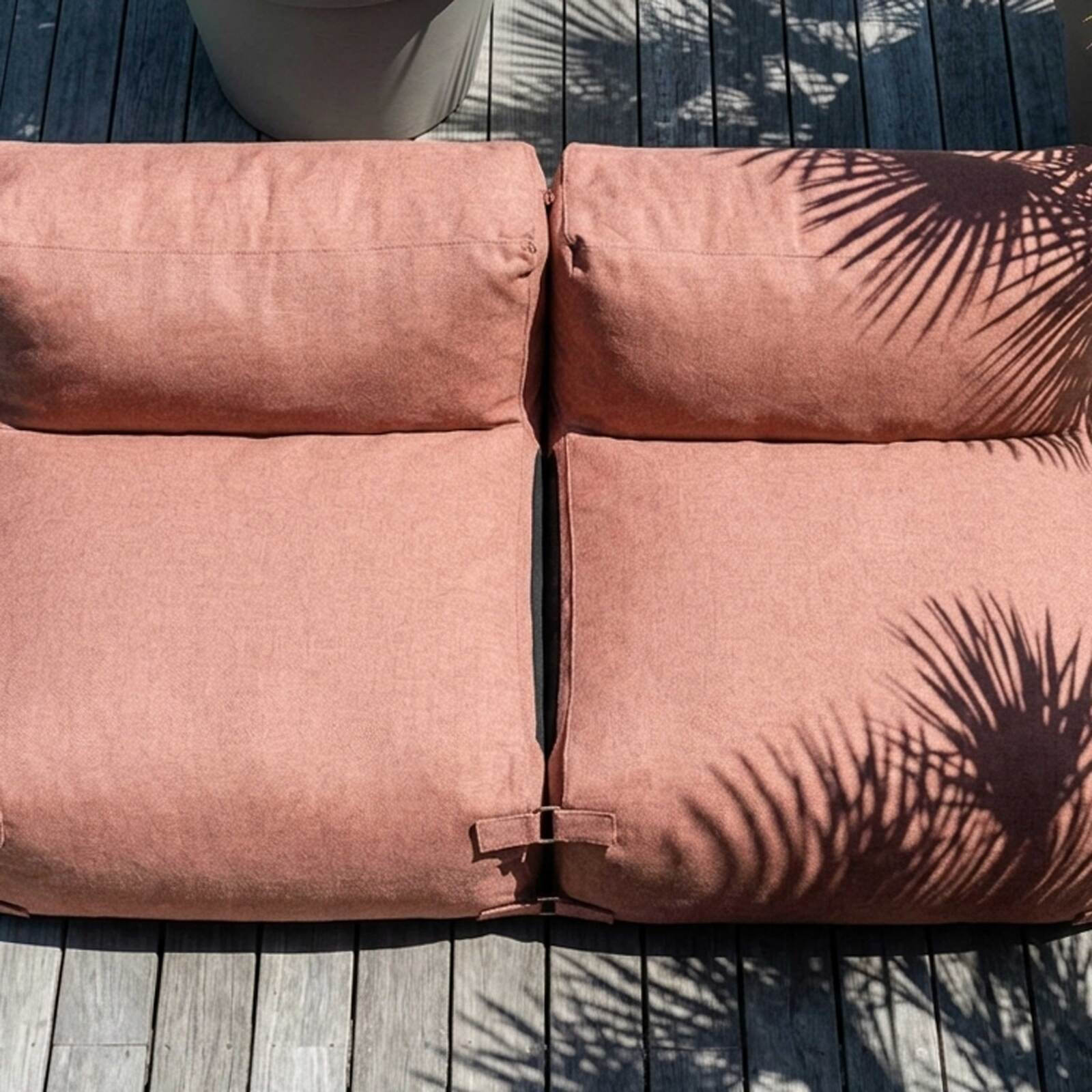 Sofá modular de exterior para 3 personas con 3 sillones