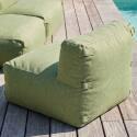 Sofá modular de exterior para 3 personas con 3 sillones