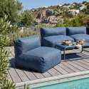 Sofá modular de exterior para 3 personas con 3 sillones