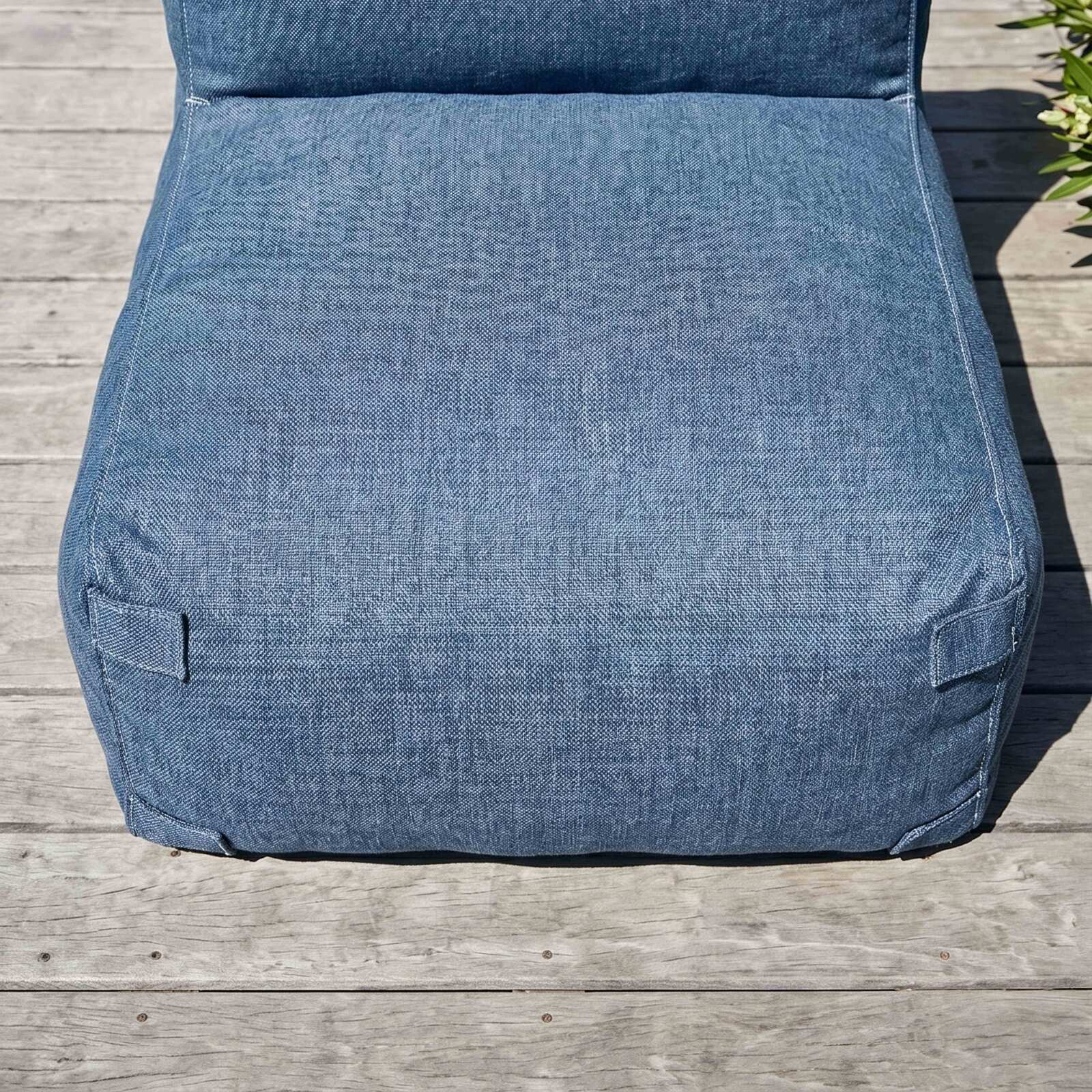 Sofá modular de exterior para 3 personas con 3 sillones