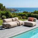 Sofá modular de exterior para 3 personas con 3 sillones