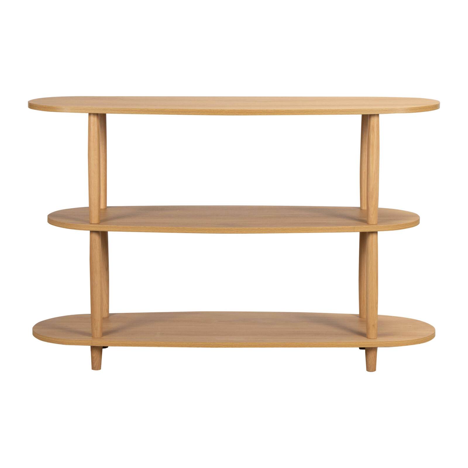 Estantería alta con efecto madera, 120x145 cm