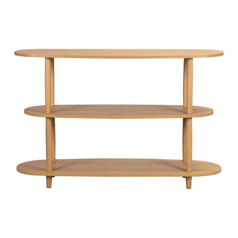 Estantería alta con efecto madera, 120x145 cm (5/8)