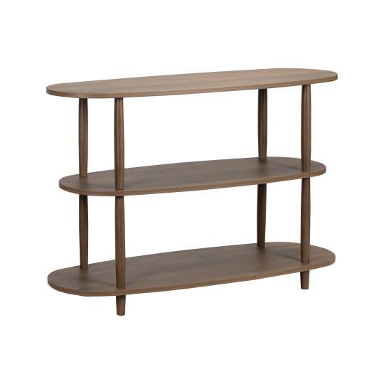 Estantería alta con efecto madera, 120x145 cm | Oviala