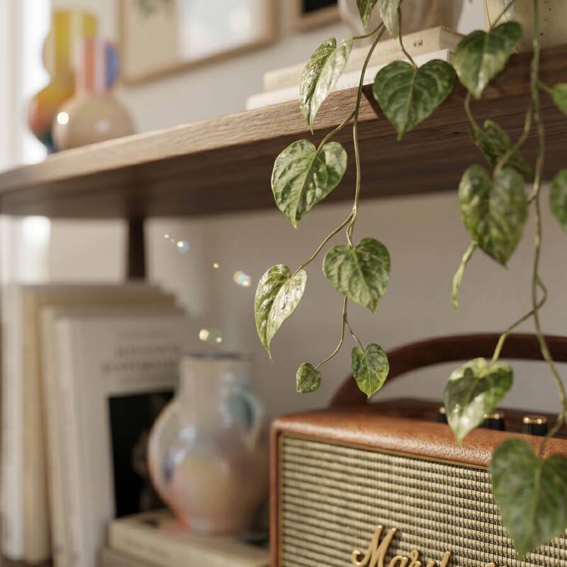 Estantería alta con efecto madera, 120x145 cm (4/8)