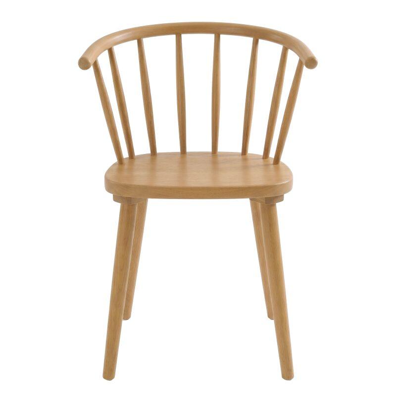 Sillas de madera de olmo caladas - Lote de 2 (3/7)