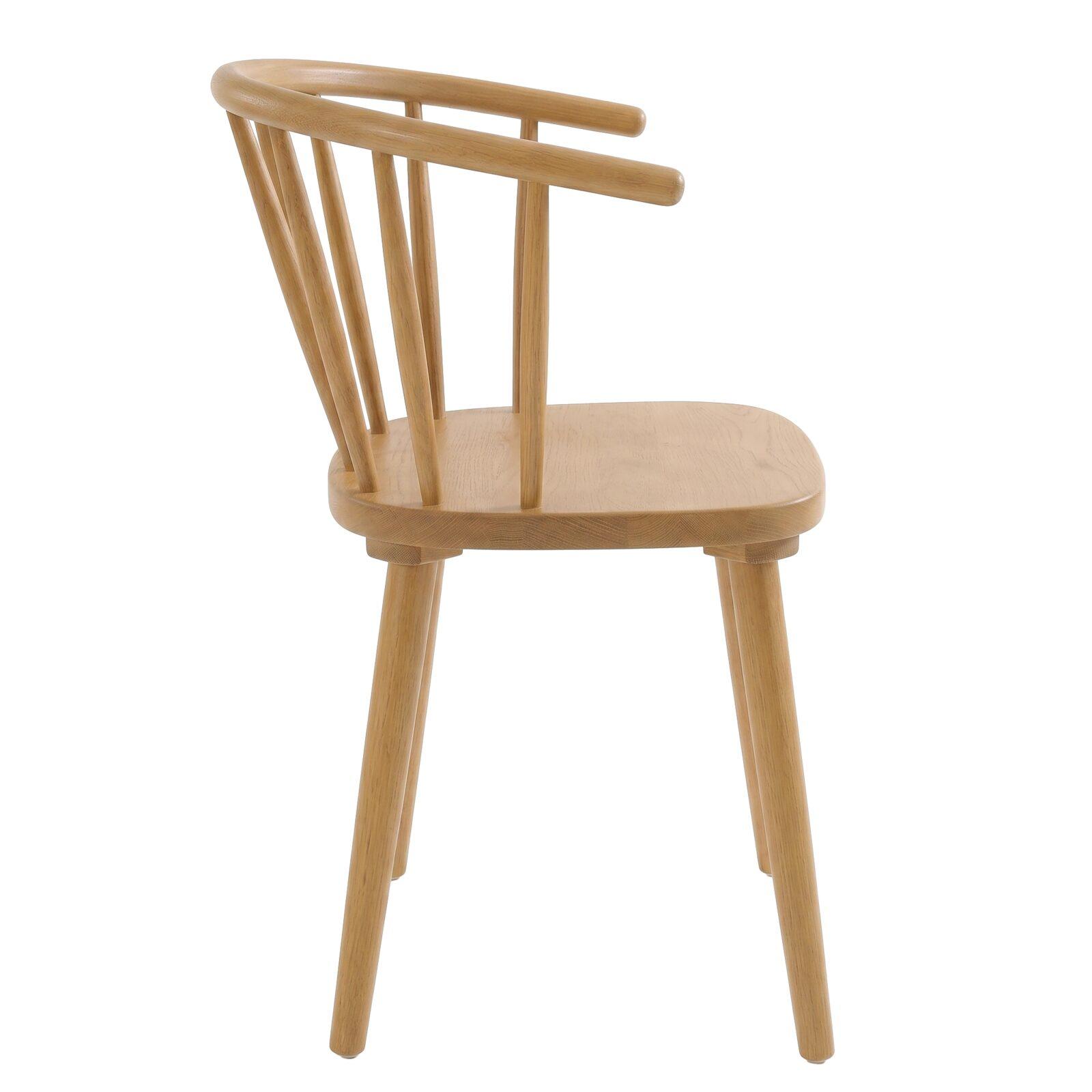 Sillas de madera de olmo caladas - Lote de 2