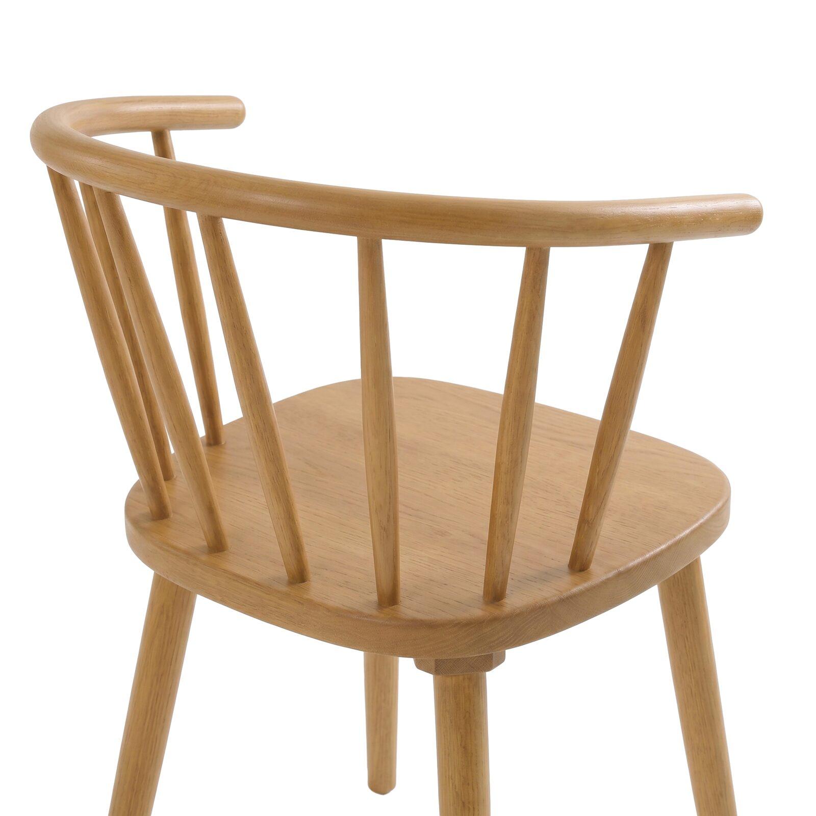 Sillas de madera de olmo caladas - Lote de 2