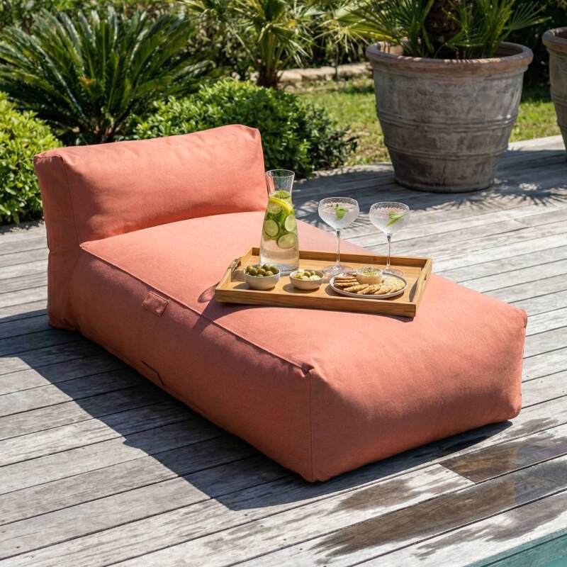 Sofá modular de exterior para 7 personas con 5 sillones y 2 chaise longue (5/7)