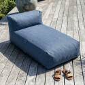Sofá modular de exterior para 3 personas con 1 sillón, 1 sillón esquinero y 1 chaise longue