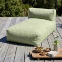 Sofá modular de exterior para 3 personas con 2 sillones y 1 chaise longue
