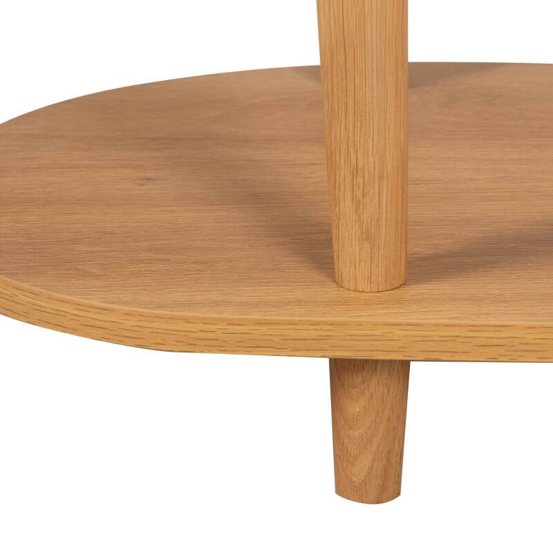 Estantería alta con efecto madera, 120x77 cm (2/8)