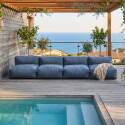Sofá modular de exterior para 4 personas con 4 sillones - Lifestyle