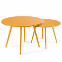 Mesa de centro de metal redonda Ø40 cm