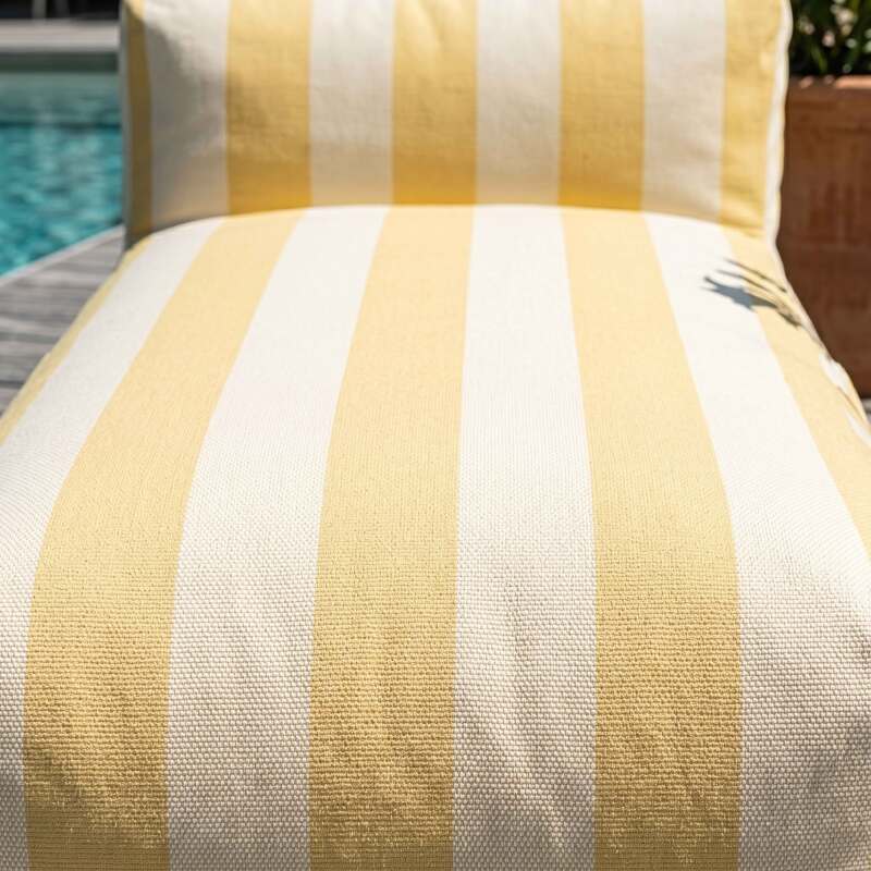 Chaise longue a rayas para sofá modular de exterior (3/7)