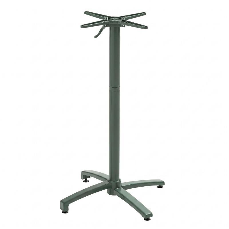 Mesa alta de exterior de aluminio 60x60x108 cm (5/7)