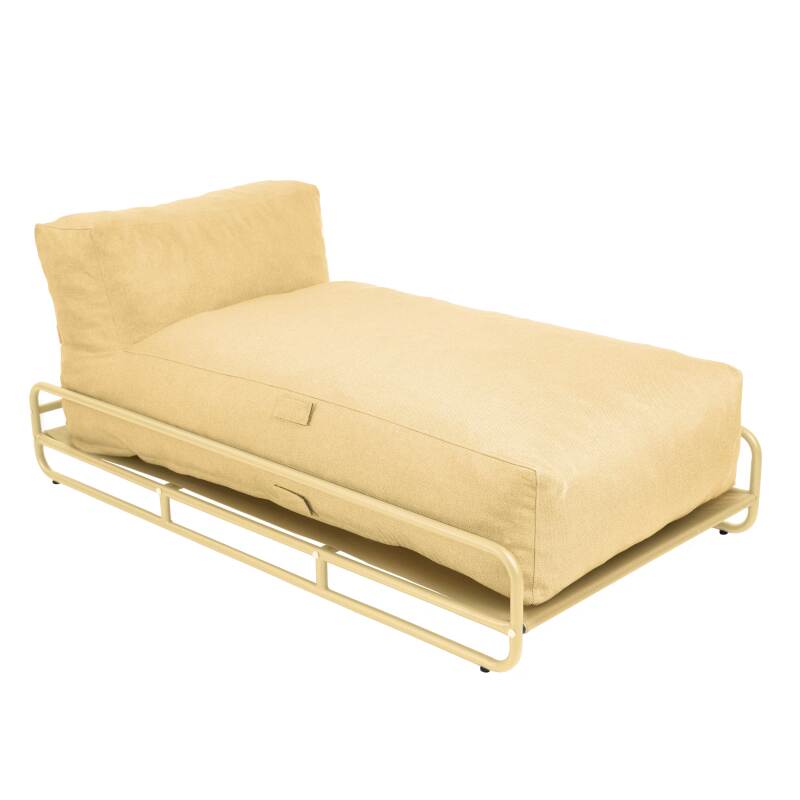Sofá modular de exterior para 4 personas con estructura, 2 chaise longue, 2 sillones y mesa de centro (5/6)