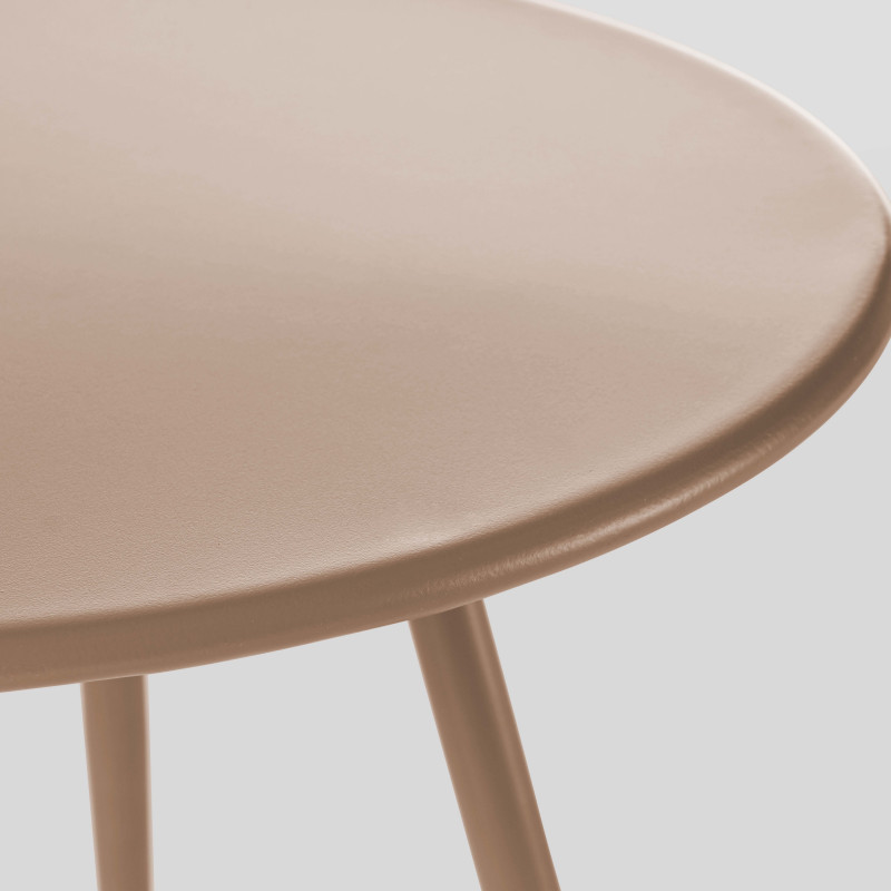 Mesa de centro de metal redonda Ø50 cm