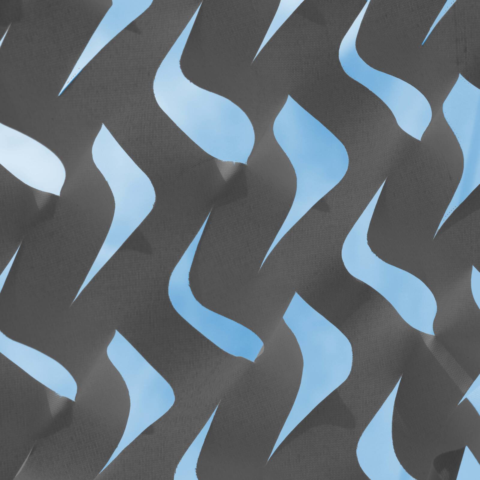 Vela de sombra rectangular calada reversible 4x3 m