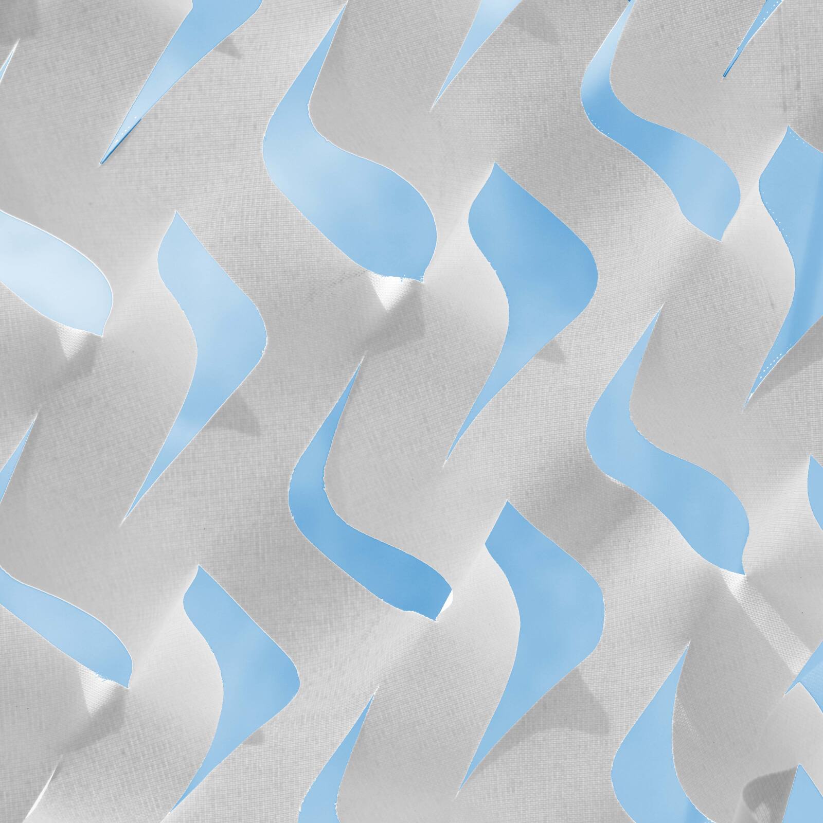 Vela de sombra rectangular calada reversible 4x3 m