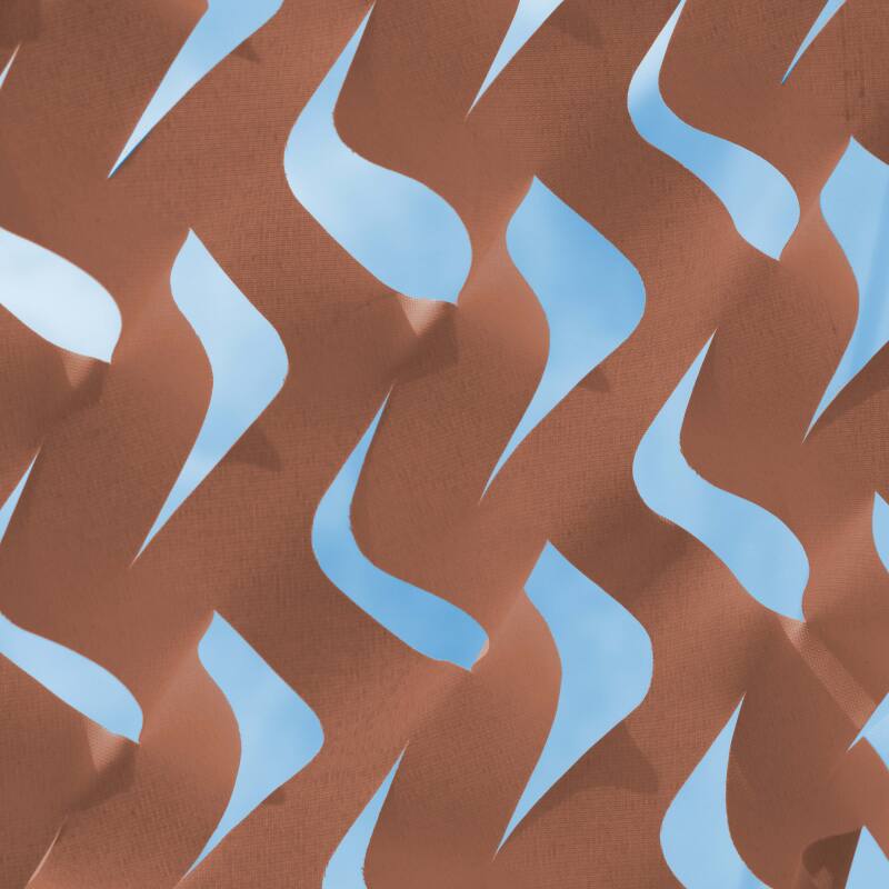 Vela de sombra rectangular calada reversible 4x3 m (3/6)