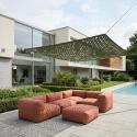Vela de sombra rectangular calada reversible 4x3 m