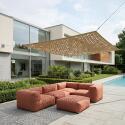 Vela de sombra rectangular calada reversible 4x3 m