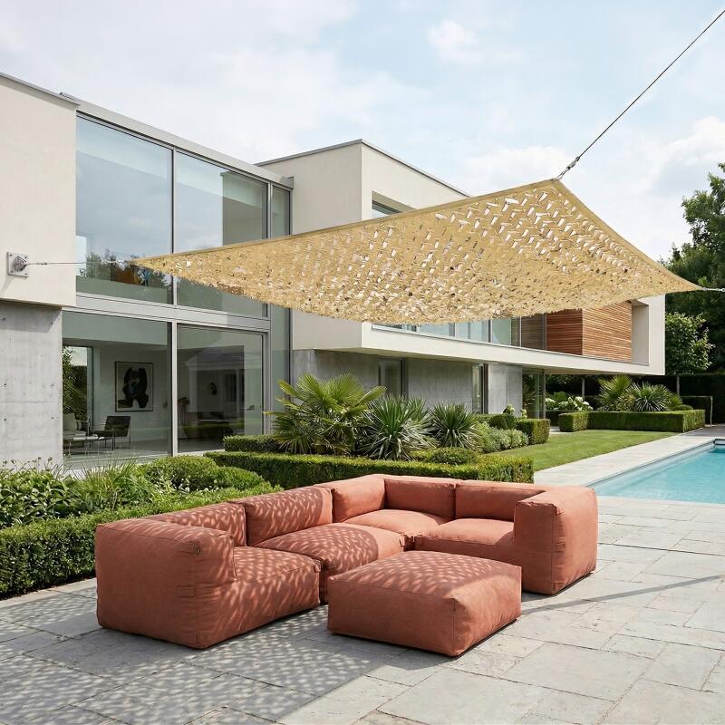 Vela de sombra rectangular calada reversible 4x3 m (2/6)