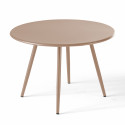 Mesa de centro de jardín redonda Ø50 x 34 cm
