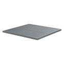 Tablero cuadrado aluminio negro 70x70 cm
