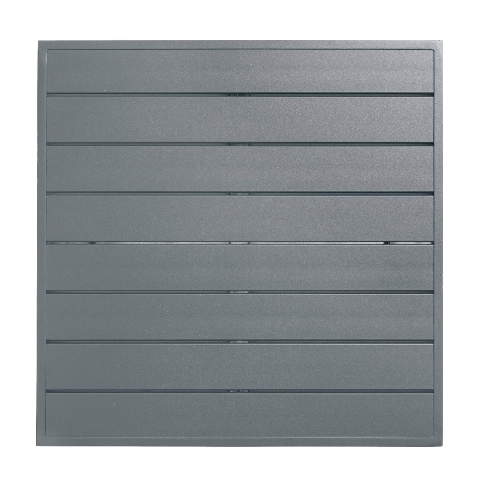 Tablero cuadrado aluminio negro 70x70 cm
