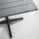 Tablero cuadrado aluminio negro 70x70 cm