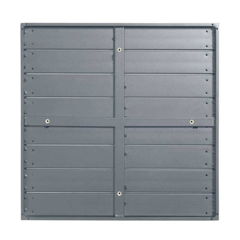 Tablero cuadrado aluminio negro 70x70 cm (3/7)