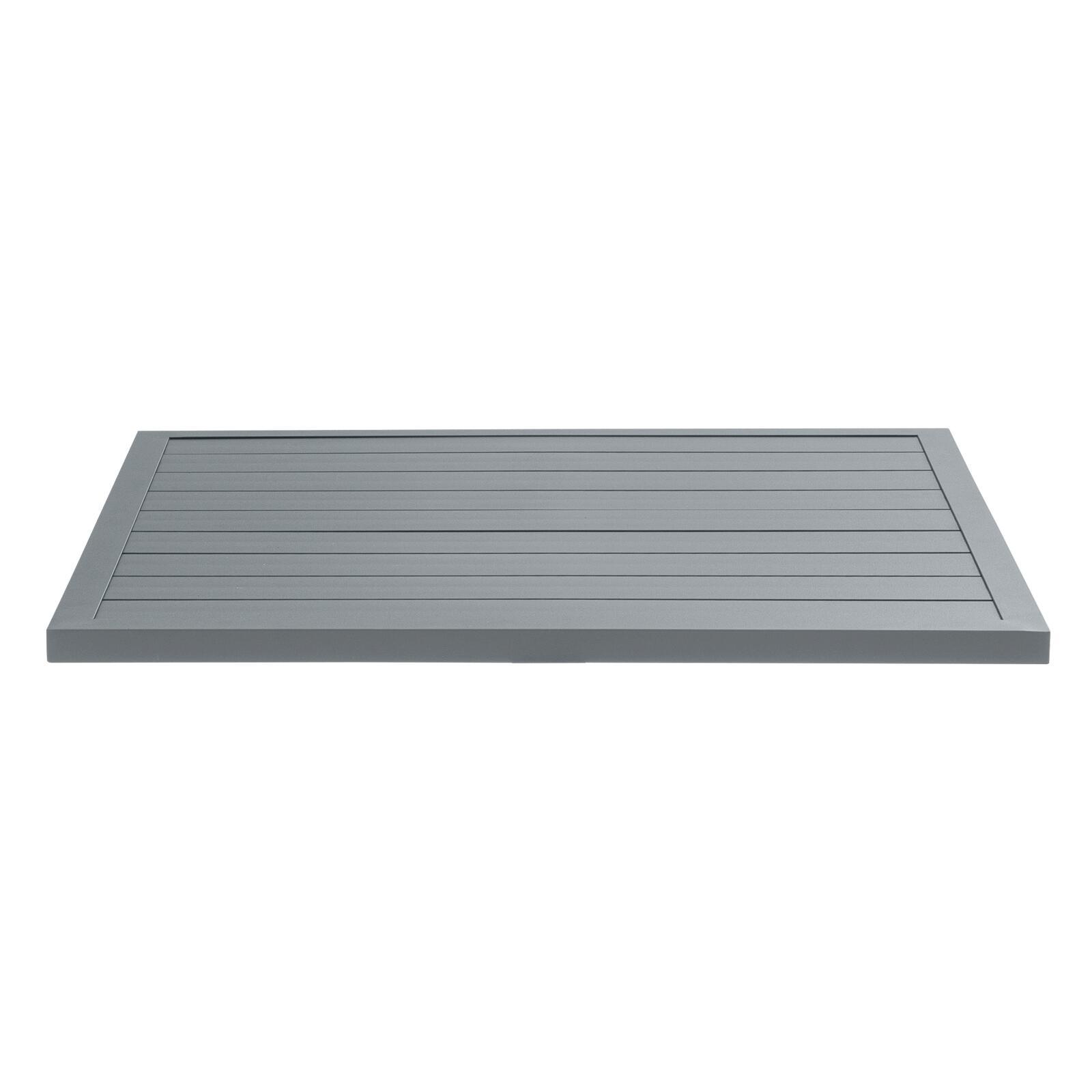 Tablero cuadrado aluminio negro 70x70 cm