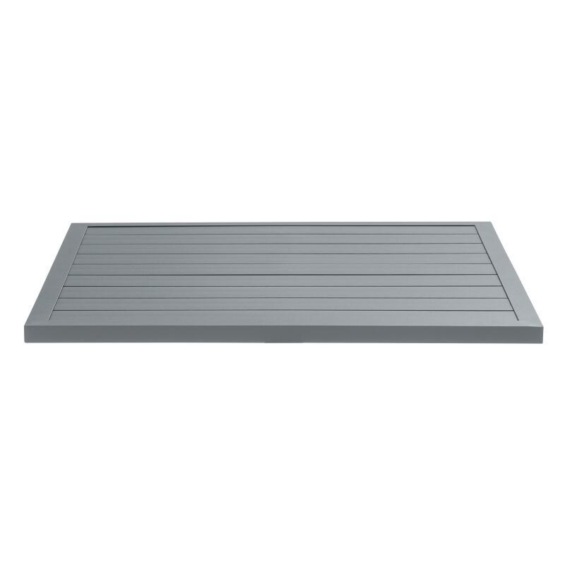 Tablero cuadrado aluminio negro 70x70 cm