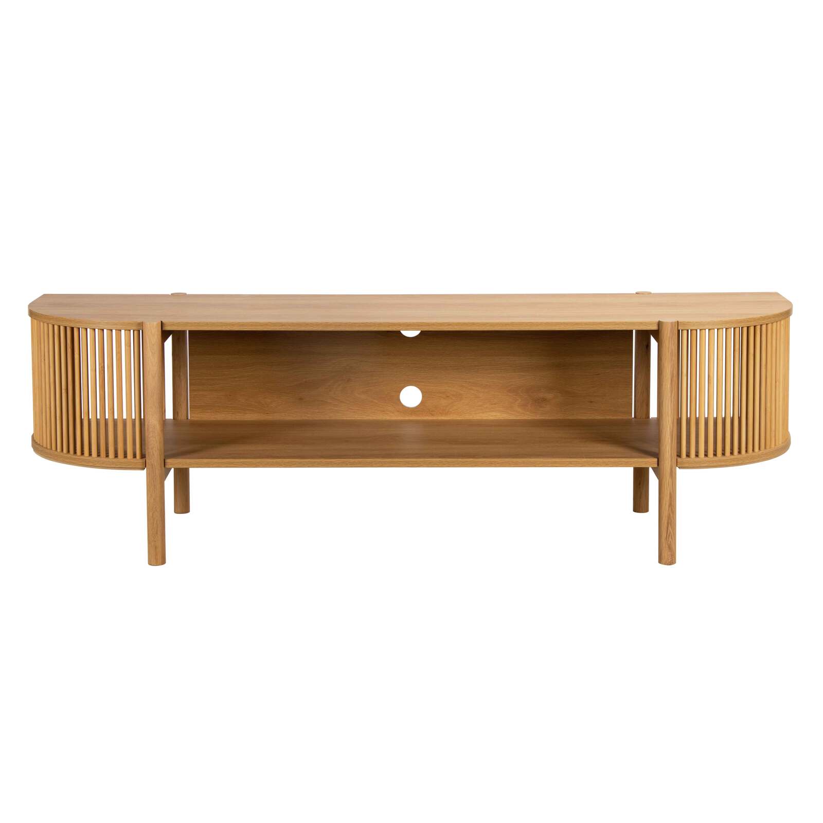 Mueble TV de efecto madera 160 cm estilo boho