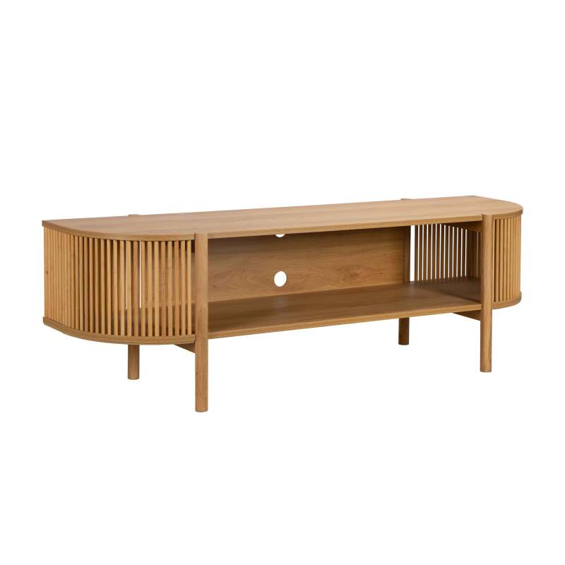 Mueble TV de efecto madera 160 cm estilo boho