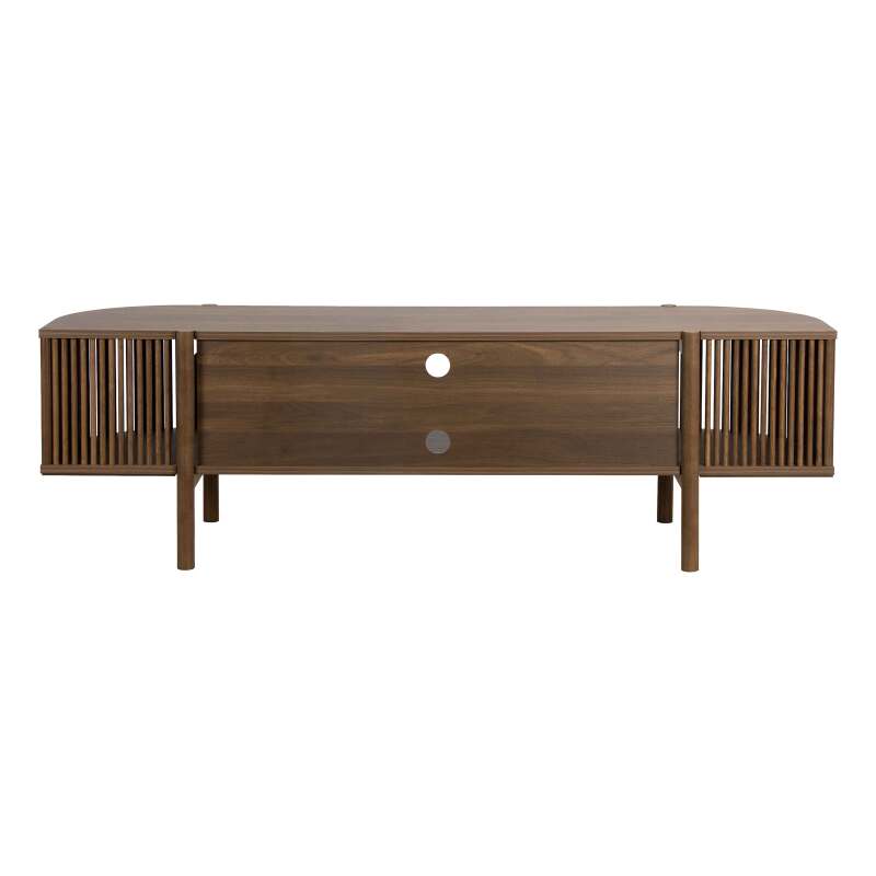 Mueble TV de efecto madera 160 cm estilo boho (5/8)