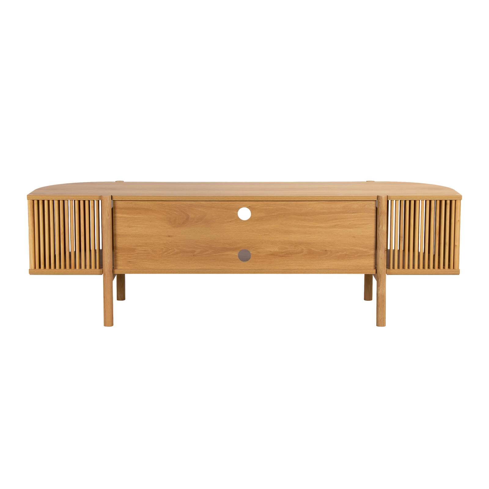 Mueble TV de efecto madera 160 cm estilo boho