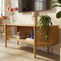 Mueble TV de efecto madera 160 cm estilo boho