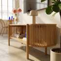 Mueble TV de efecto madera 160 cm estilo boho