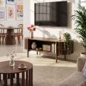Mueble TV de efecto madera 160 cm estilo boho