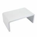 Mesa de centro efecto hormigón liso rectangular 100x60x40 cm