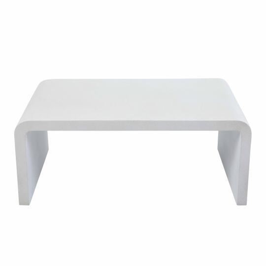 Mesa de centro efecto hormigón liso rectangular 100x60x40 cm