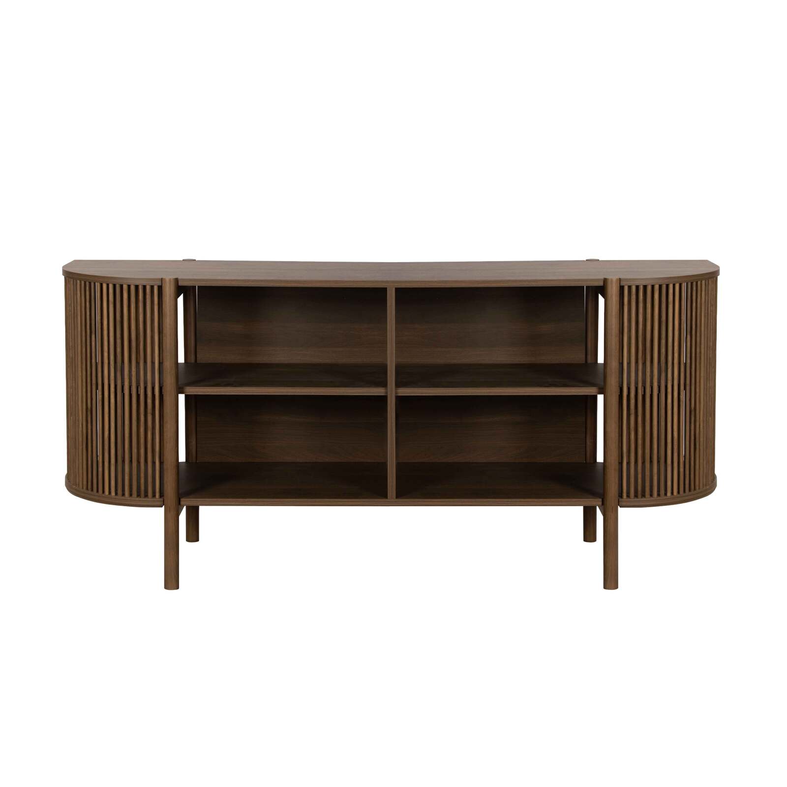 Aparador abierto efecto madera 160 cm estilo boho