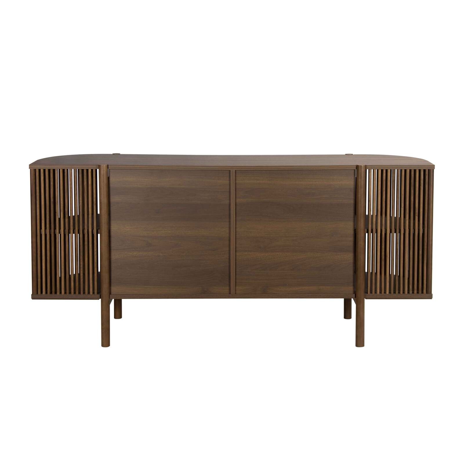Aparador abierto efecto madera 160 cm estilo boho