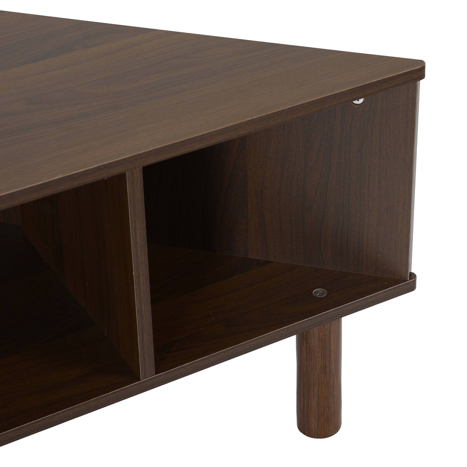 Mueble TV de efecto madera 120 cm estilo escandinavo
