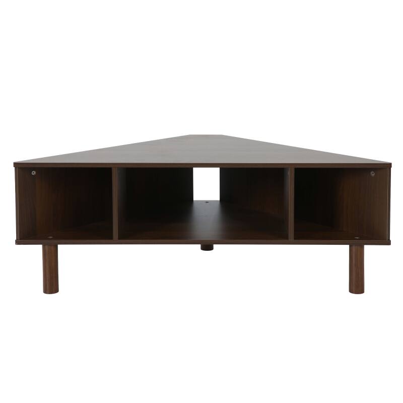Mueble TV de efecto madera 120 cm estilo escandinavo (4/8)