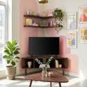 Mueble TV de efecto madera 120 cm estilo escandinavo