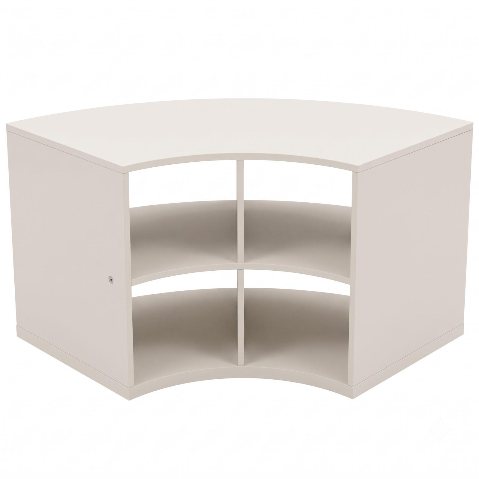 Mueble TV esquinero colorido 120 cm estilo escandinavo